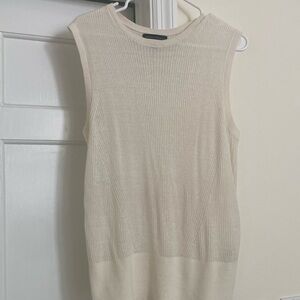 Banana republic linen sleeveless sweater